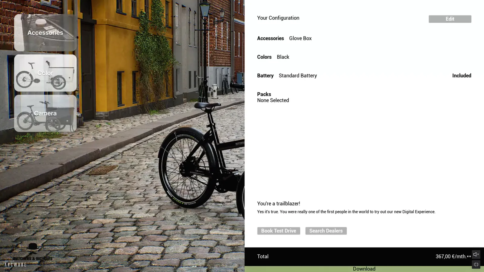 Butchers & Bicycles – 3D Configurator - 4